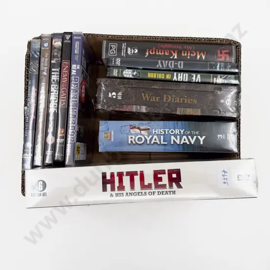 Boxed Quantity of Military DVDs