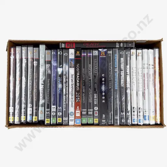 Boxed Quantity of DVDs
