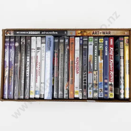 Boxed Quantity of DVDs