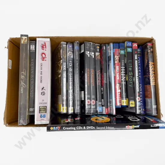 Boxed Quantity of DVDs