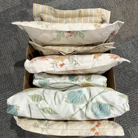Boxed Quantity of Assorted Cushions