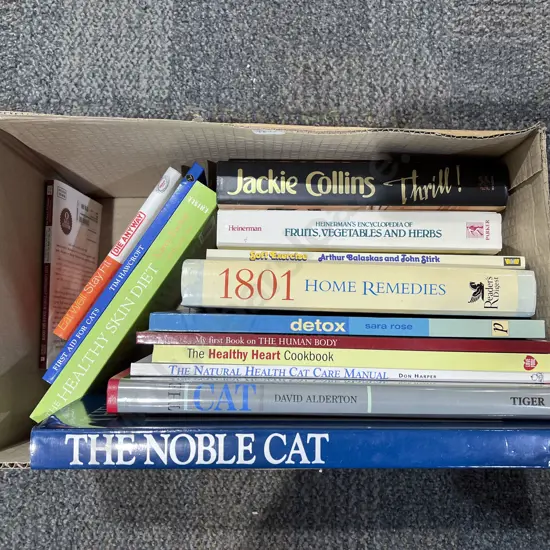 Boxed Quantity of Assorted Books