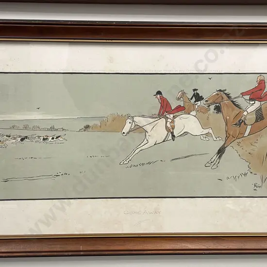 C. Eldin - Gone Away Hunting Print