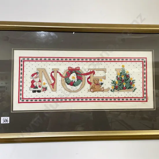 Christmas Themed Needlepoint Work