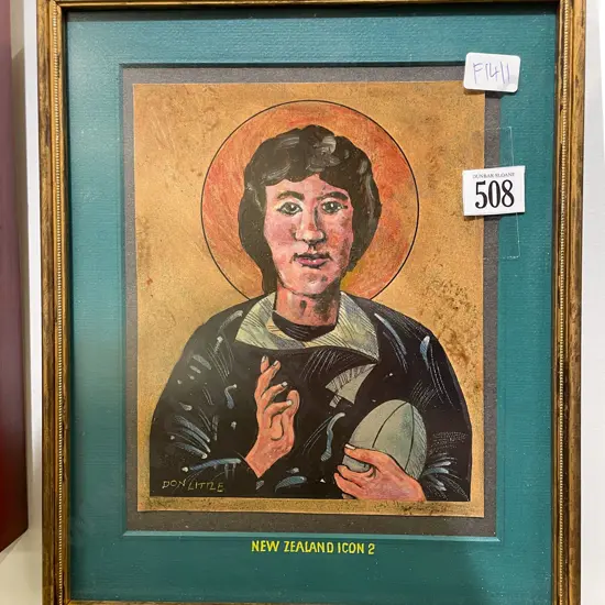 Don Little - New Zealand Icon Two - Mixed Media