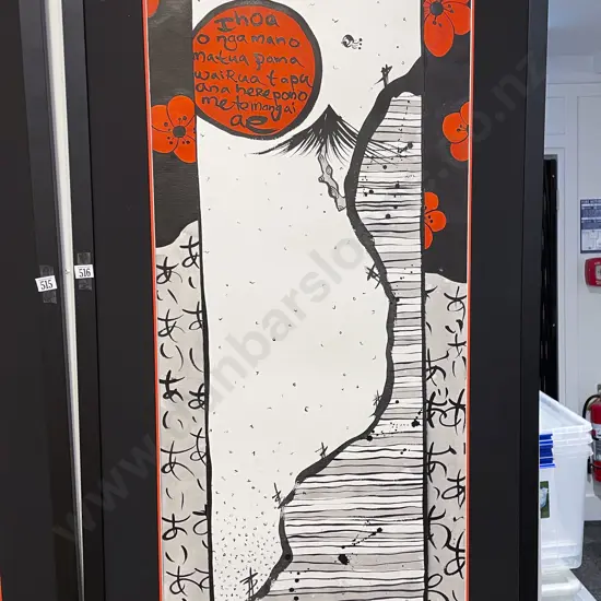 Aaron Scythe - "Ihoa O Nga Mano" - Mixed Media