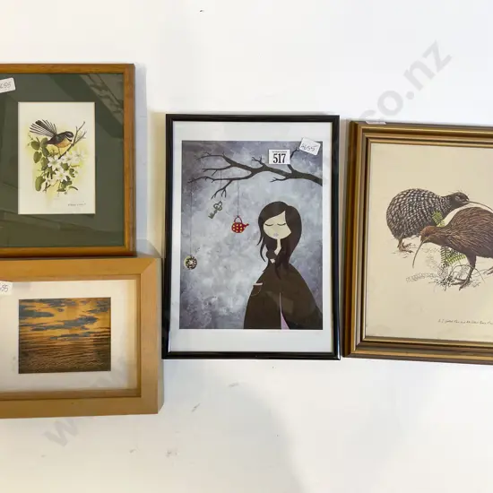 Four Assorted Prints