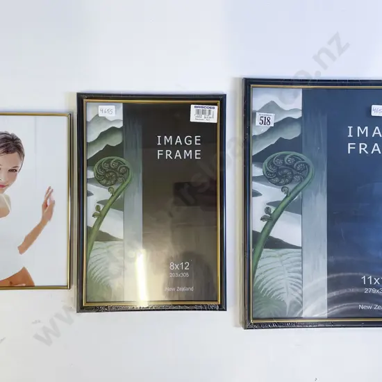 Three As New Picture Frames