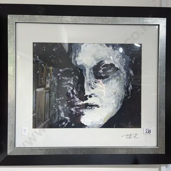 Pete Rickerby - "Lost" - Acrylic on Paper