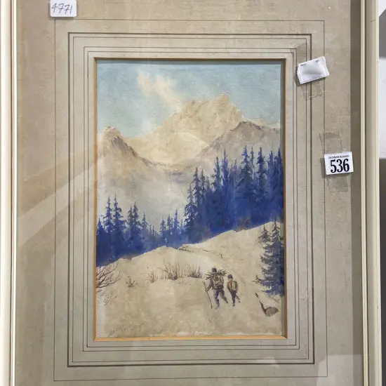 Harril Barden - "Untitled Landscape" - Watercolour (Please Note Photo Change)