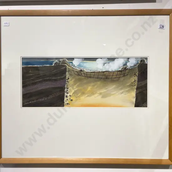 Gavin Bishop - "Maui & The Sun 4" - Watercolour