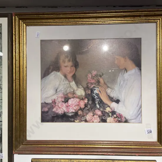 G Clausen - "Domestic Scene" - Reproduction Print