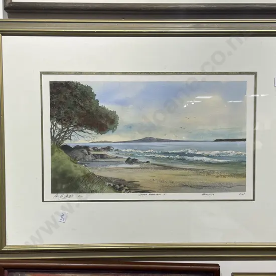 Peter Leitch - "Distant Rangitoto II" - Limited Edition Print