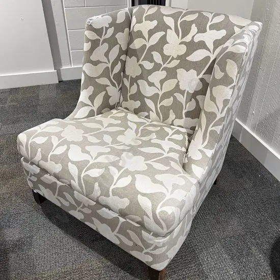 Modern Sloping Arm Bedroom Chair