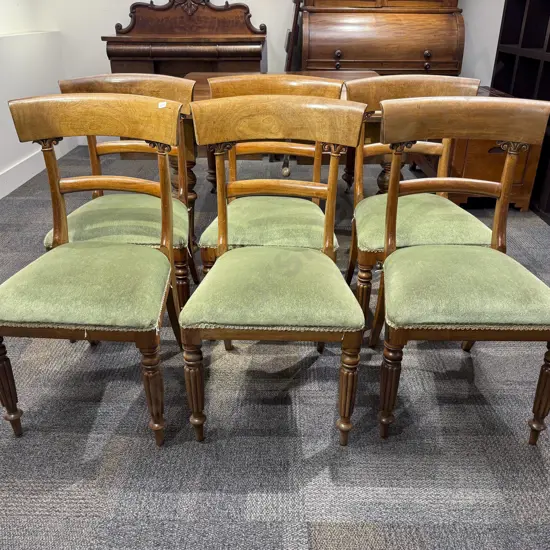 Set of Six Vict. Dining Chairs