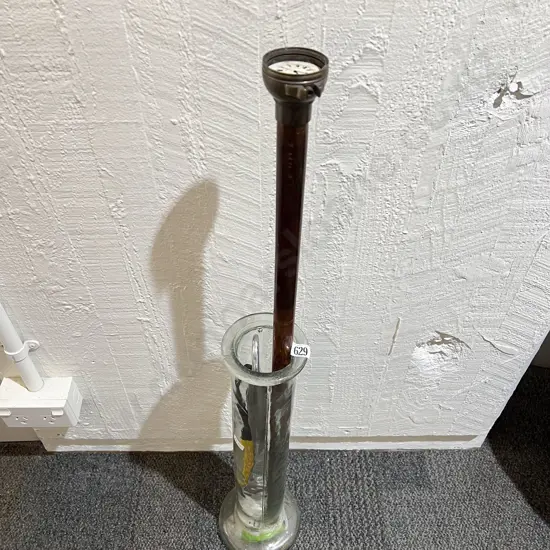 Glass Stand With Novelty Walking Stick and Two Shoe Horns
