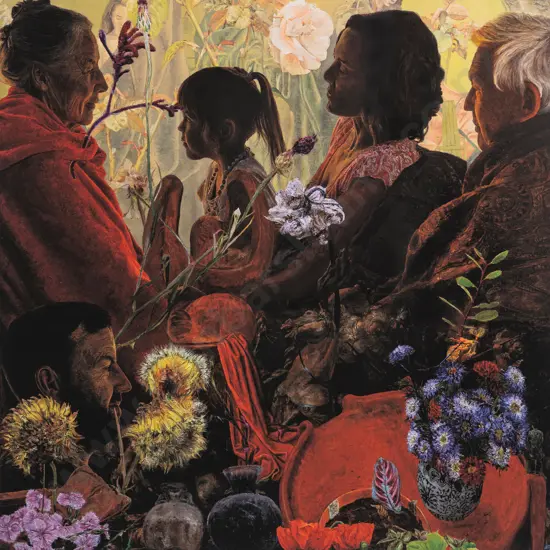 Andrew McLeod (b 1976) - Family Portrait (unframed)