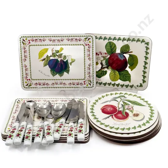Port Meirion Serving Cutlery and Assorted Place Mats