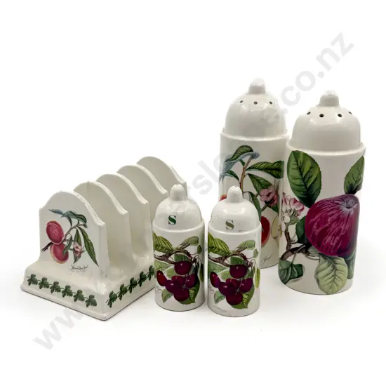 Five Pieces of Port Meirion Including Toast Rack