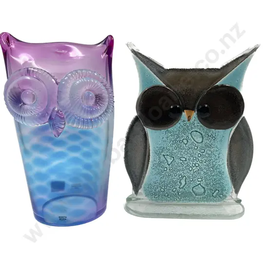 Kosta Boda Art Glass Owl and Other