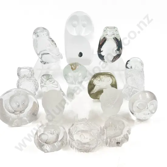 Box Qty of Assorted Owl Ornaments