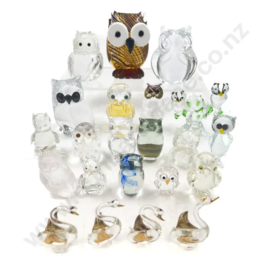 Box Qty of Assorted Owl Ornaments