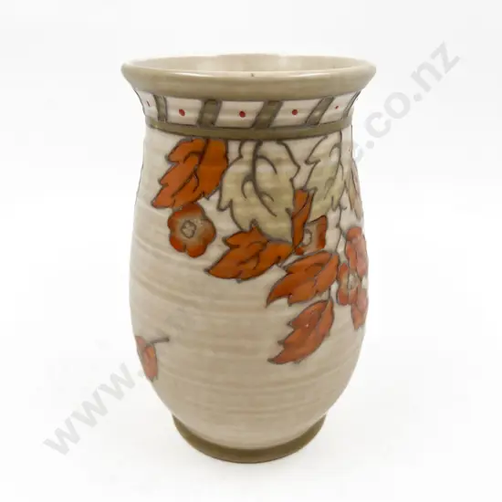 Charlotte Rhead Autumnal Decorated Vase