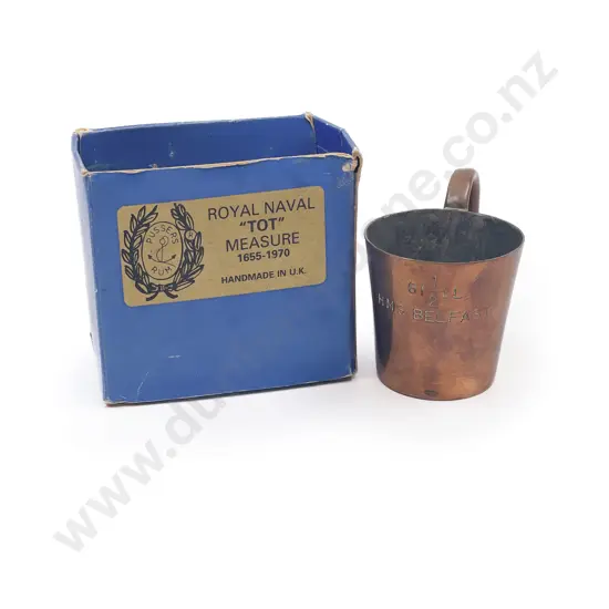 Boxed Royal Naval "Tot" Measure