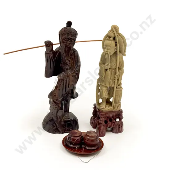 Hard Stone Figure and Assorted