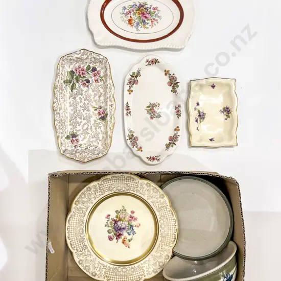 Small Qty of Assorted Fancy China and NZ Pottery