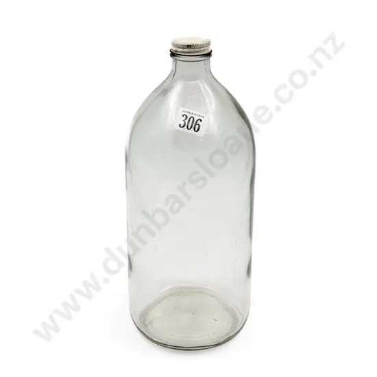 NZ Social History Glass Beer Flagon