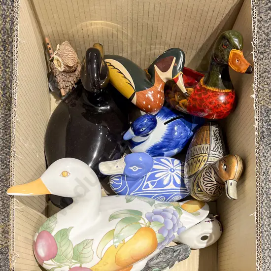 Qty of Assorted Duck Ornaments