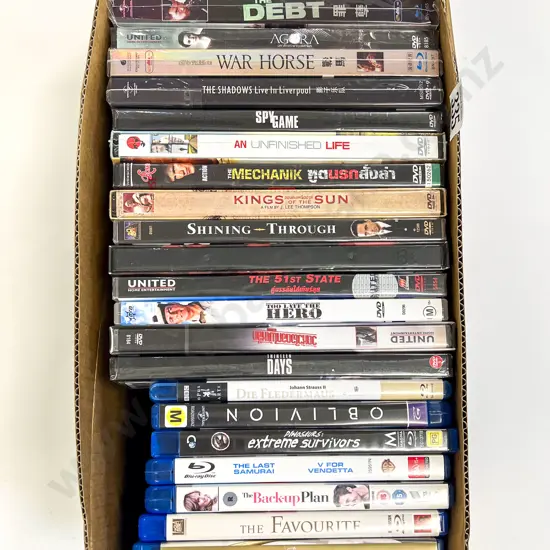 Qty of Assorted DVD's Including Some Blu-Ray