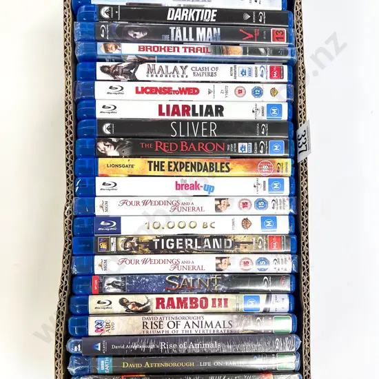 Qty of Assorted Blu-Ray DVD's