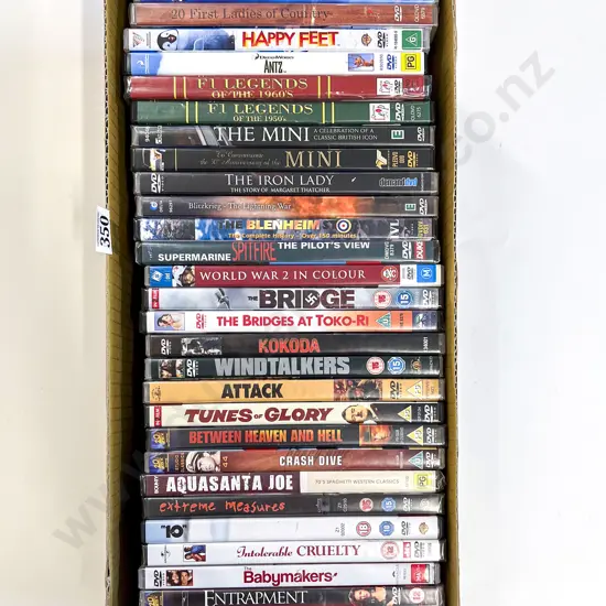 Qty of Assorted DVD's