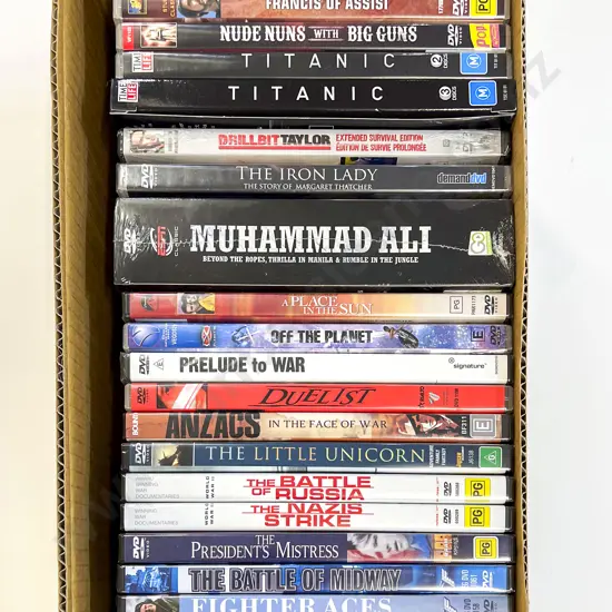 Qty of Assorted DVD's