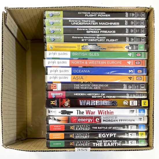 Qty of Assorted DVD's