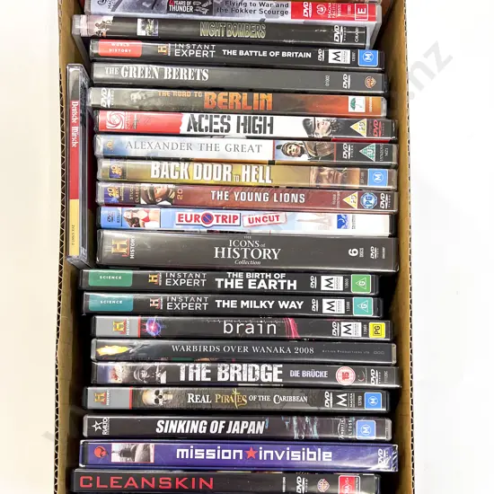 Qty of Assorted DVD's
