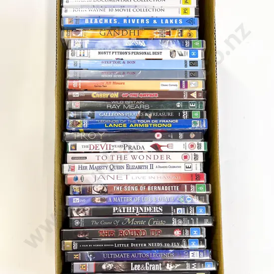 Qty of Assorted DVD's