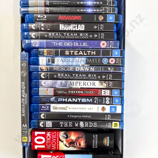 Qty of Assorted Blu-Ray DVD's
