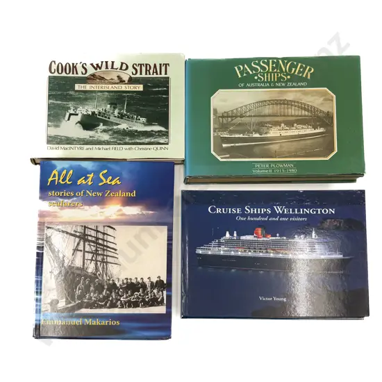 Four Assorted NZ Nautical History Reference Volumes