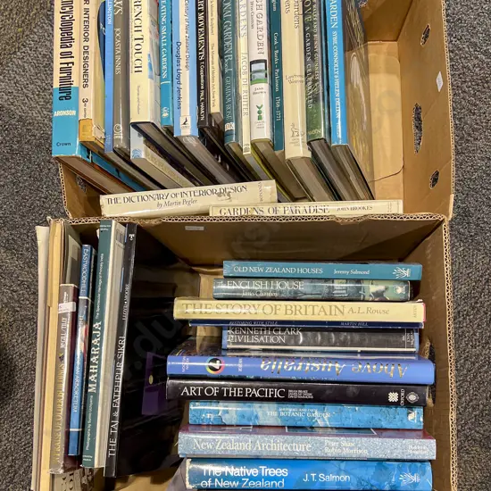 Two Boxes of Assorted Including Mostly Garden Reference