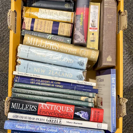 Box Qty of Assorted Books