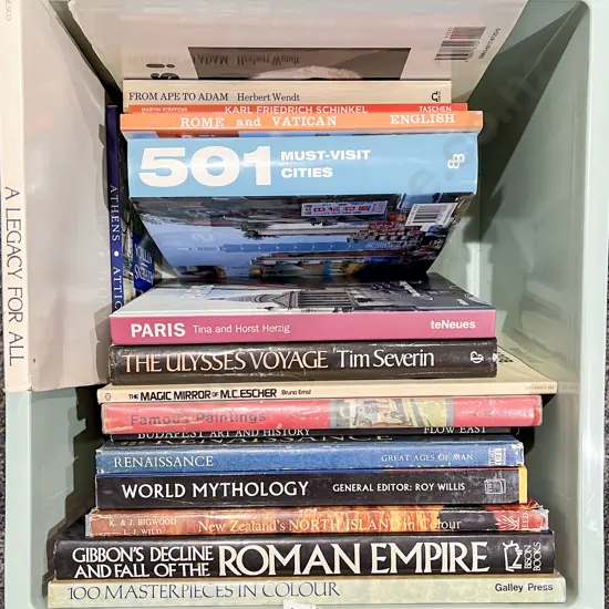 Box Qty of Assorted Books