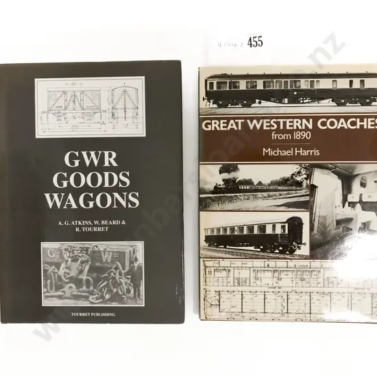 Railway: Two Volumes Great Western Coaches and Goods Wagons