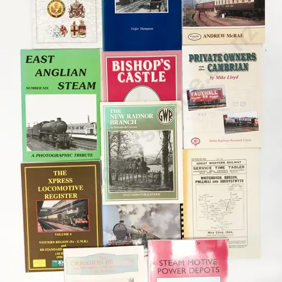 Railways: Qty Booklets British Steam Railways