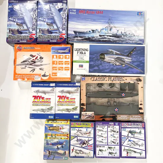 12 Unopened Plane Model Kits