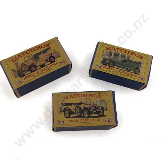 Early Issue Models of Yesteryear Y-13 Y-16 & Y-15