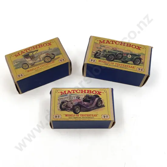 Early Issue Models of Yesteryear Y-4 Y-5 Y-7