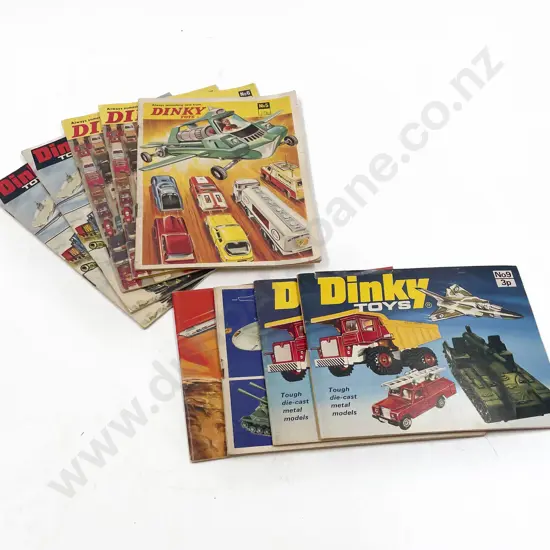 Nine Dinky Catalogues With Doubles